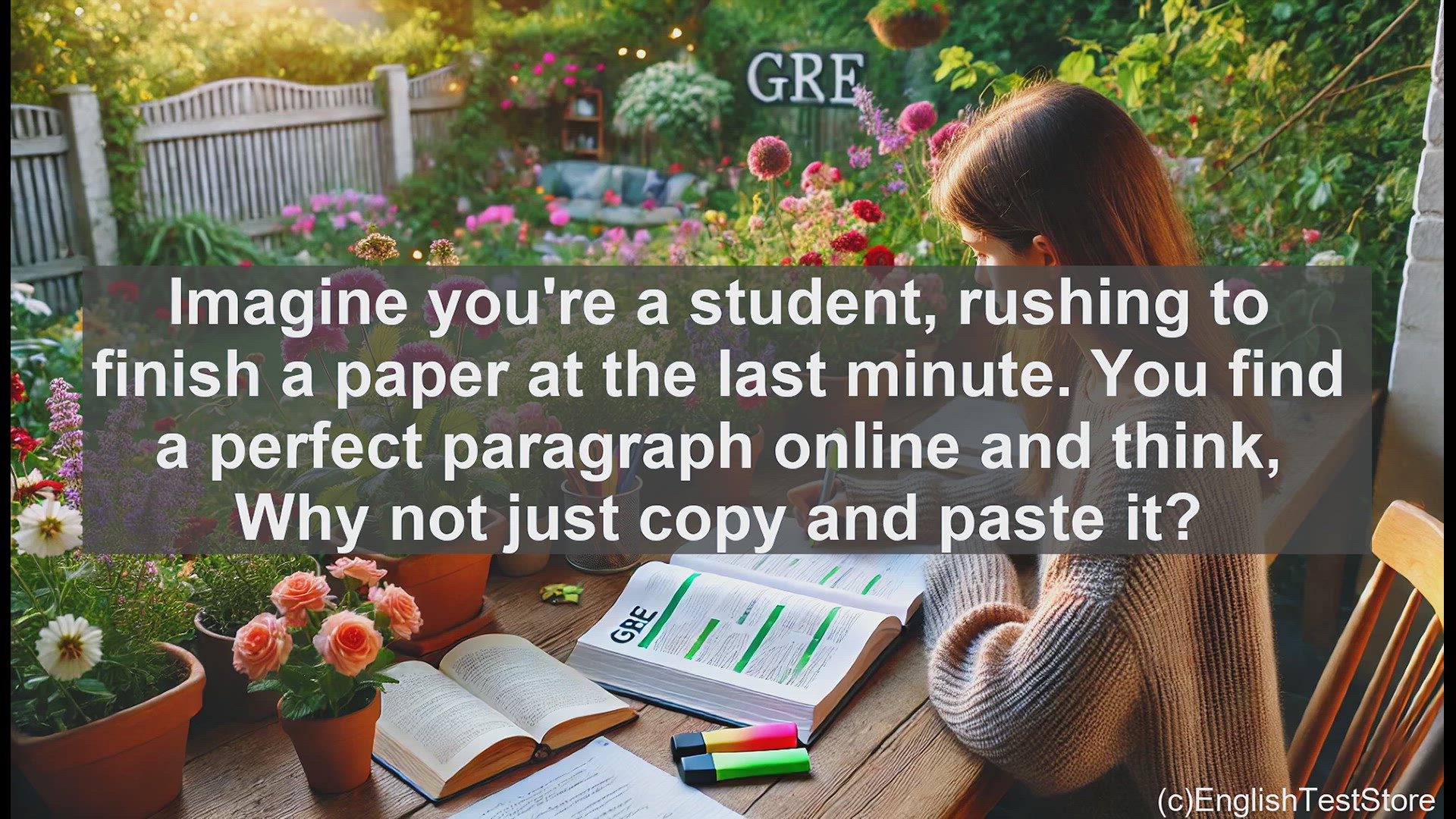 'Video thumbnail for GRE Vocabulary Lesson: The Importance of Avoiding Plagiarism'