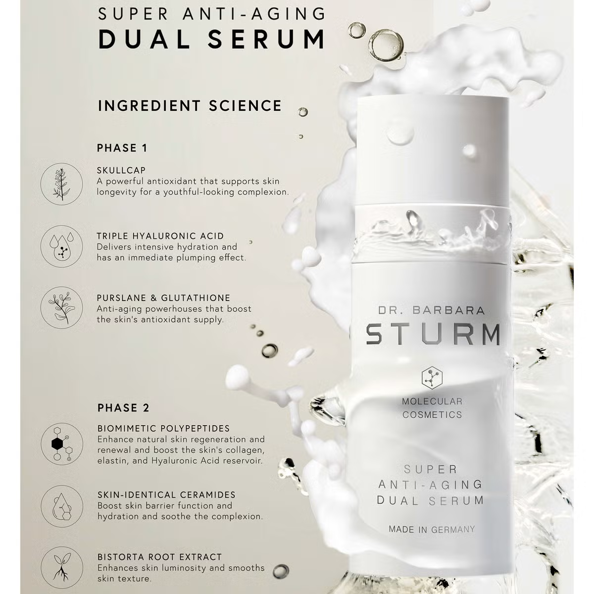Video thumbnail for Dr. Barbara Sturm Super Anti-Aging Dual Serum 50mL