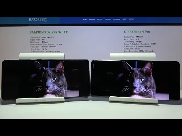 Video thumbnail for Samsung Galaxy S20 FE vs Oppo Reno 4 Pro - Display Comparison