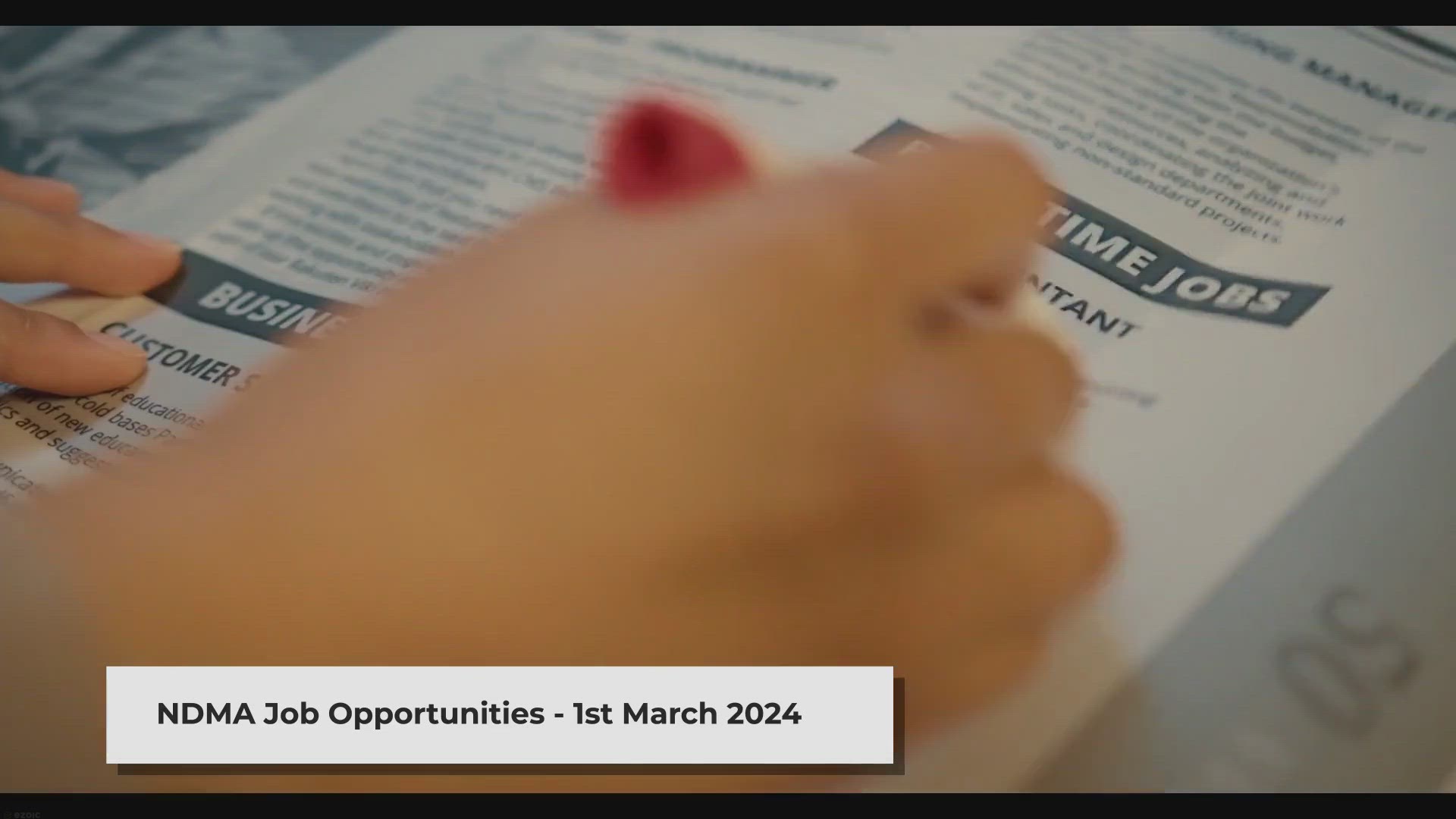 Video thumbnail for National Disaster Management Authority NDMA Jobs 2024 Islamabad