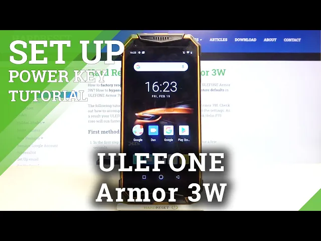 Video thumbnail for How to Enable Quick Launch on Ulefone Armor 3W - Activate Double Press Power Key Function