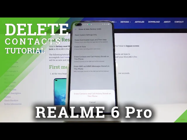 Video thumbnail for How to Delate Contacts in Realme 6 Pro – Reset Call Logs