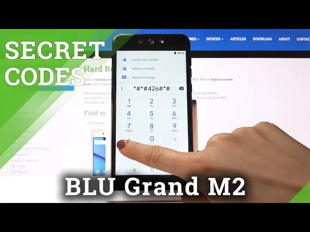 Video thumbnail for How to Use Secret Codes on BLU Grand M2 – Unlock Hidden Features