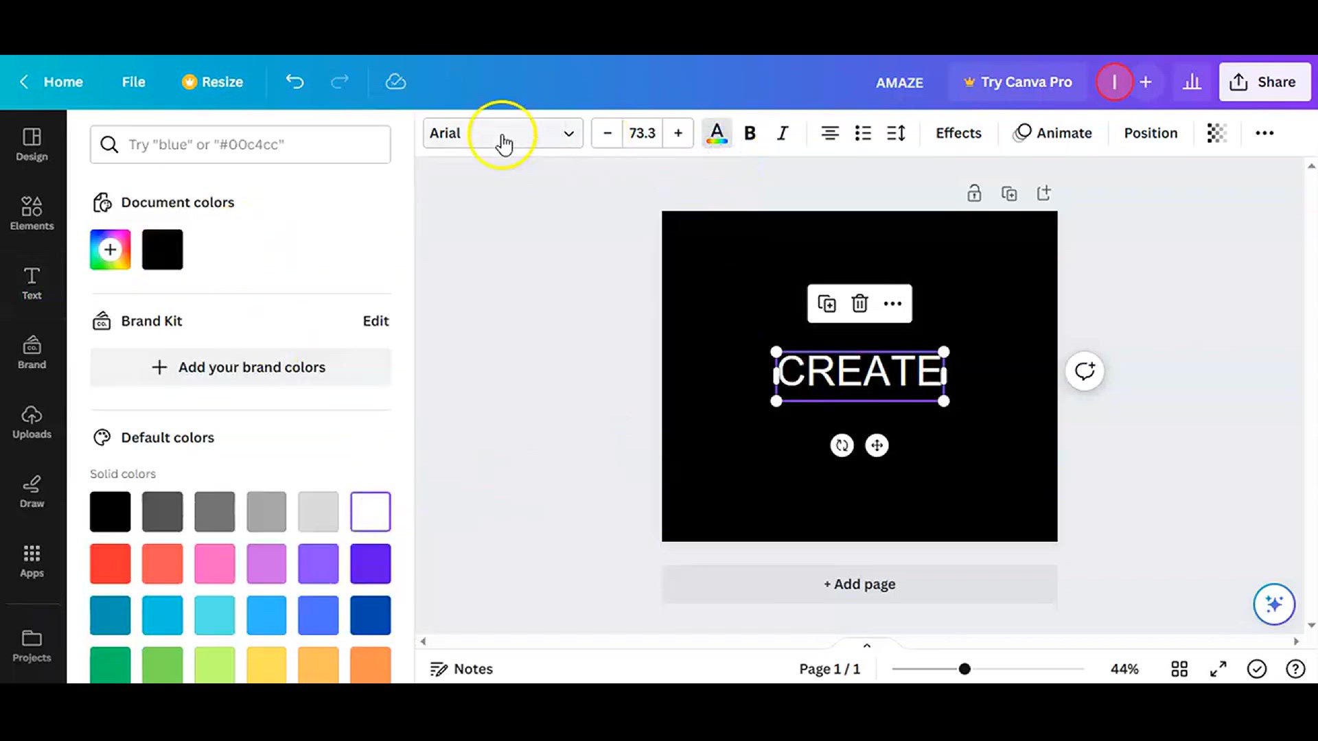 'Video thumbnail for Easy Typography Text Effect in Canva l easy canva l canva tutorial (2)'