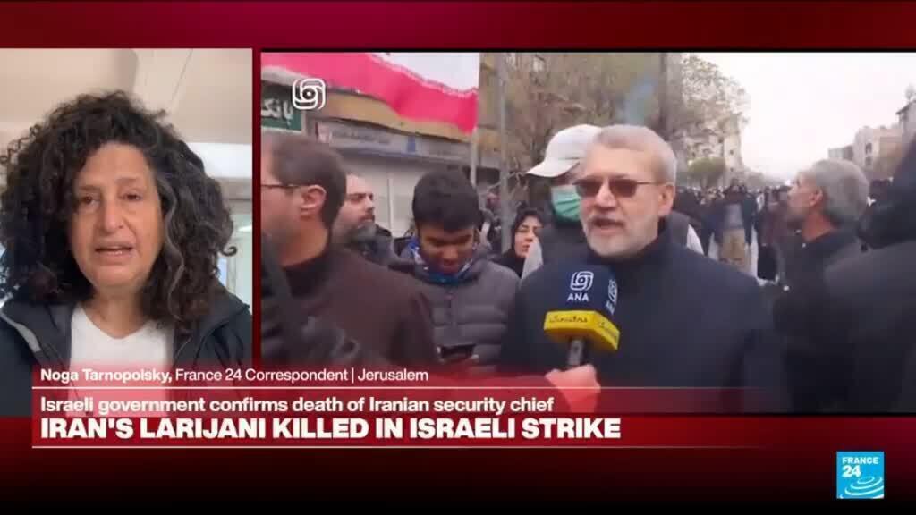 Video thumbnail for Israel says killed Iran national security chief Larijani