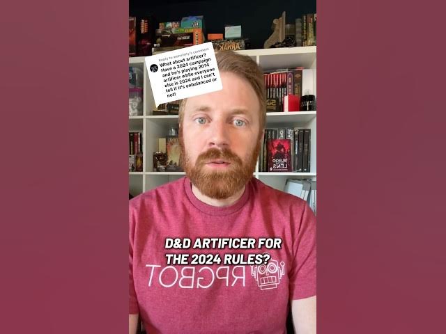 Video thumbnail for The 2014 dnd artificer works fine in the 2024 rules