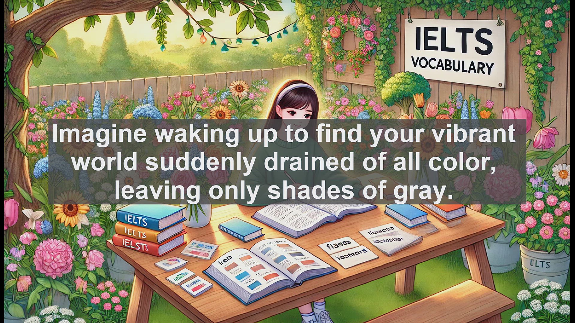 'Video thumbnail for 5000 Must Know IELTS 8.0 Vocabulary - Mastering 'Ashen': A Key Word for IELTS Success'