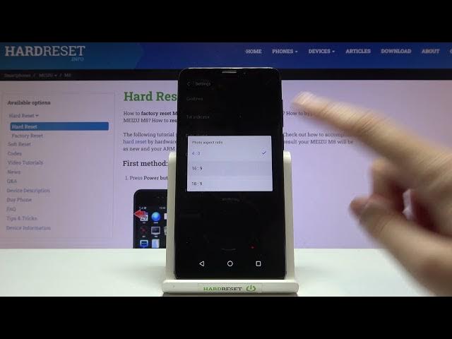 Video thumbnail for How to Change Aspect Ratio on Meizu M8 – Camera Settings