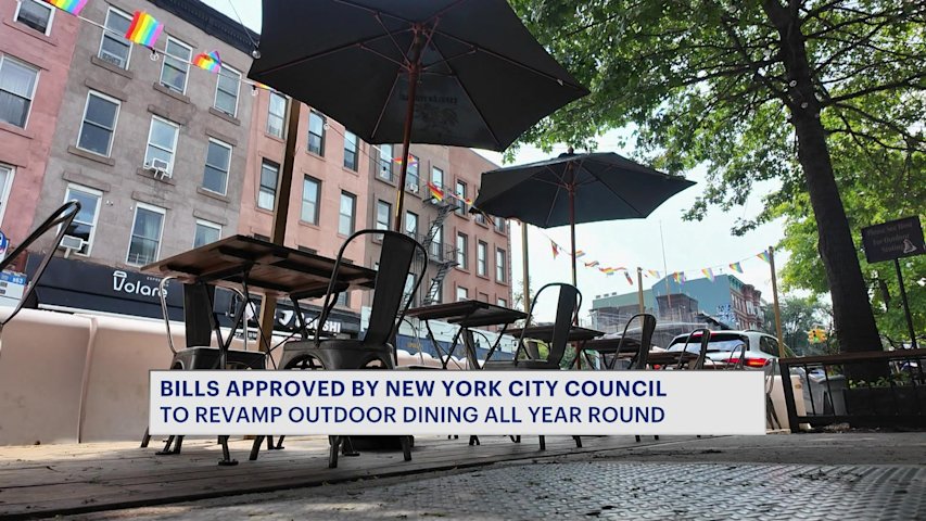 Video thumbnail for Here to stay: City Council votes to make outdoor dining year round