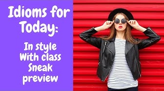 'Video thumbnail for Learn English:  Idioms For Today'