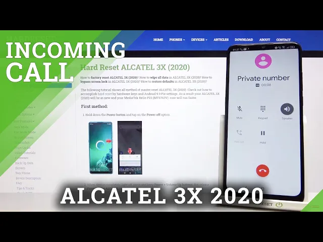 Video thumbnail for Alcatel 3X 2020 - Discover All Options at the Incoming Call Screen