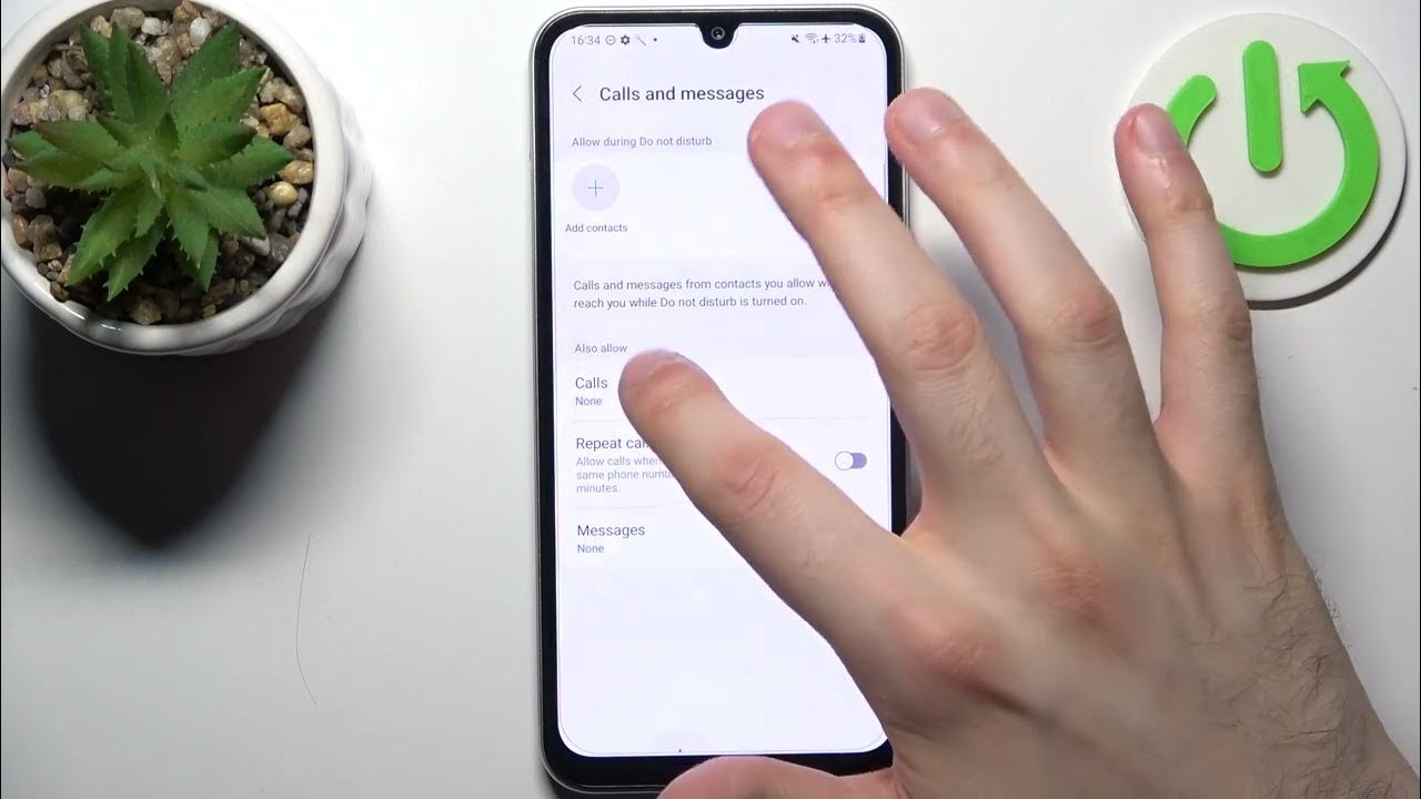 Video thumbnail for How to Turn On and Set Up Do Not Disturb Mode on Samsung Galaxy F34
