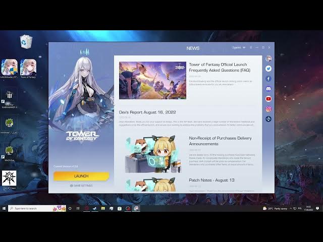 Video thumbnail for Tower Of Fantasy PC - How To Start & Stop Launcher At System Start Up
