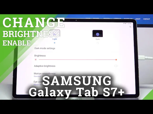 Video thumbnail for How to Activate or Deactivate Auto Brightness in Samsung Galaxy Tab S7+?