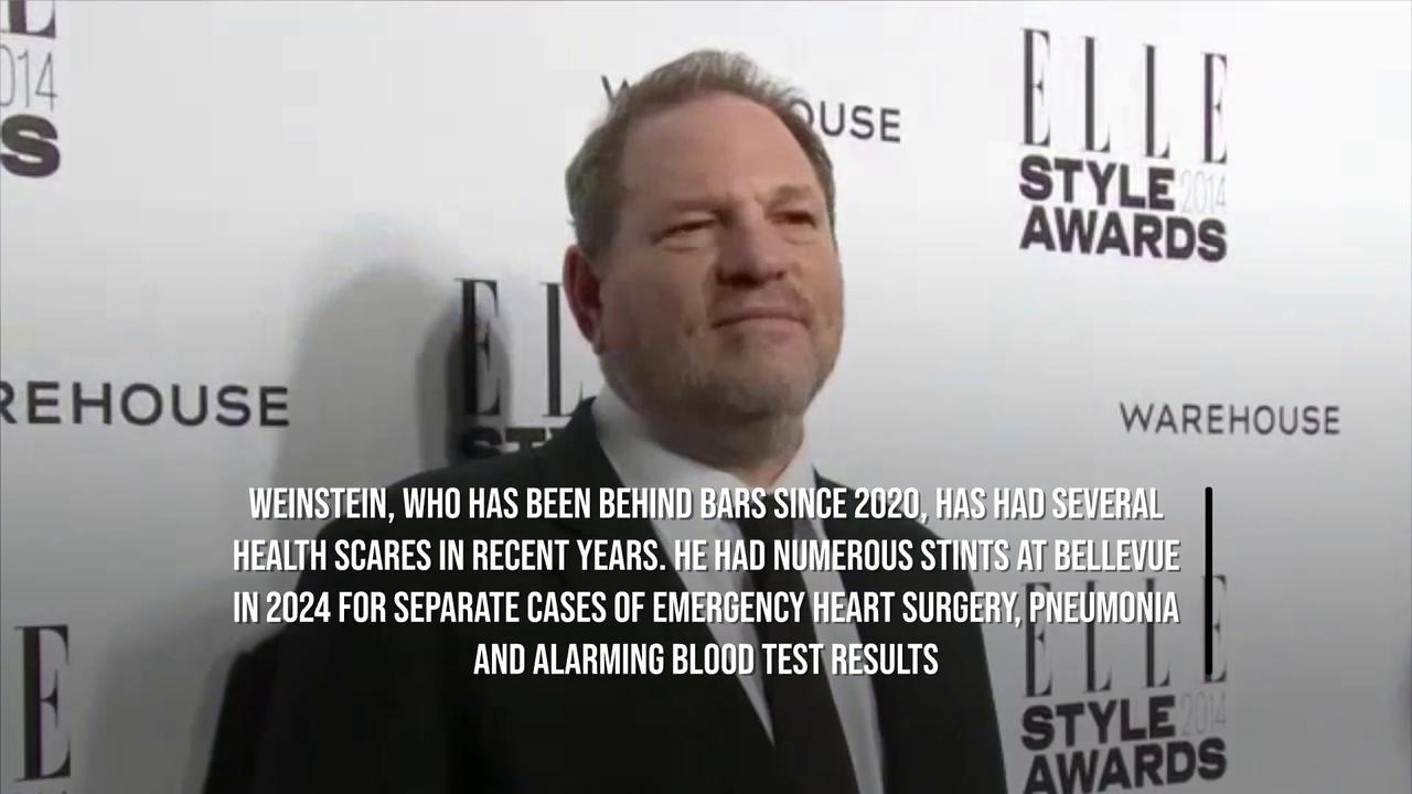 Video thumbnail for Harvey Weinstein reportedly hospitalised after suffering heart failure.