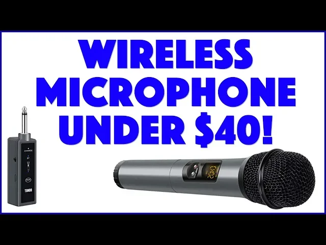 Video thumbnail for Tonor Wireless Handheld UHF Microphone Reviewed