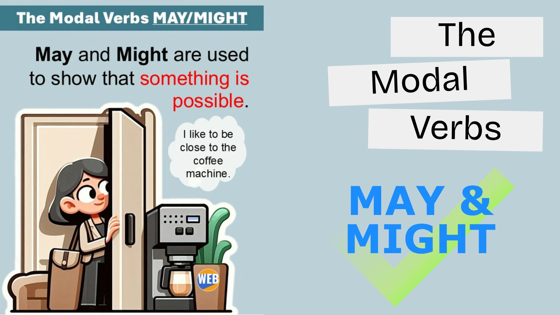 Video thumbnail for May vs Might in English