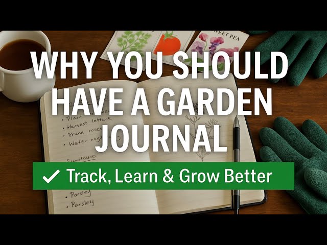 Video thumbnail for 🎥 ✅ 🌿 Why You Should Have a Garden Journal 📔 | Track, Learn & Grow Better |