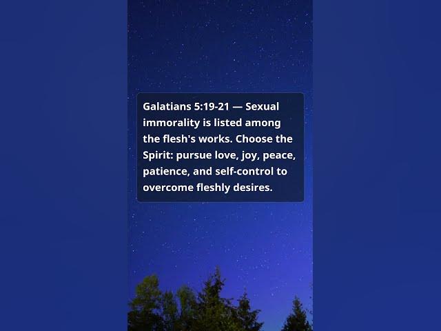Video thumbnail for Choose the Spirit — Galatians 5:19-21 (Short Teaching)