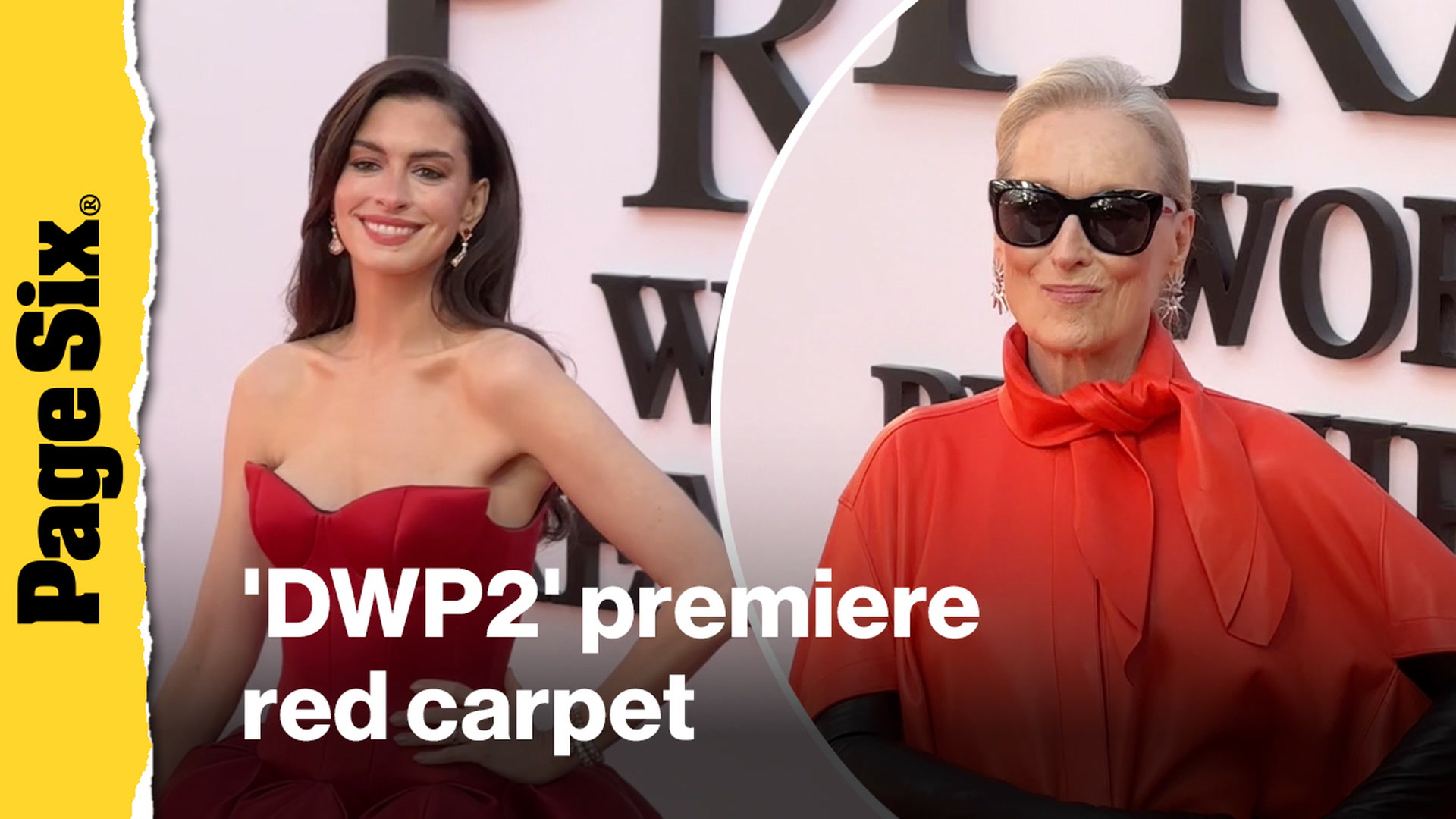 Video thumbnail for 'The Devil Wears Prada 2' NYC premiere red carpet: Anne Hathaway, Meryl Streep, Emily Blunt and more