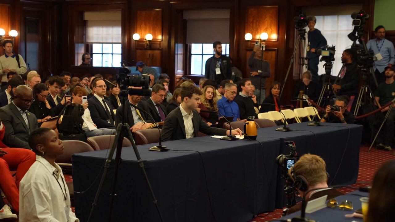 Video thumbnail for AI companies executives testify duirng NYC Council Hearing 2.