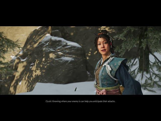 Video thumbnail for Ghost of Yotei - The Tale of The Kitsune: Old Graveyard: Listen Tutorials: Find Oyuki Gameplay