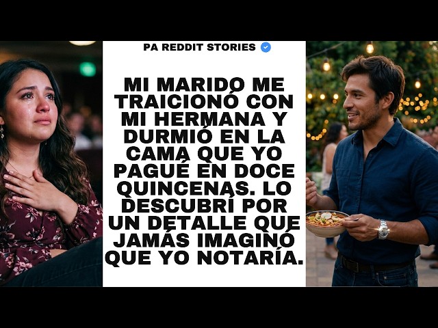 Video thumbnail for Mi marido me traicionó con mi hermana y durmió en la cama que yo pagué en doce quincenas. Lo descu..