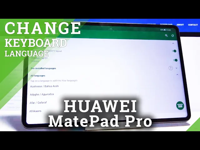 Video thumbnail for How to Change Keyboard Language in HUAWEI MatePad Pro – Find Language List