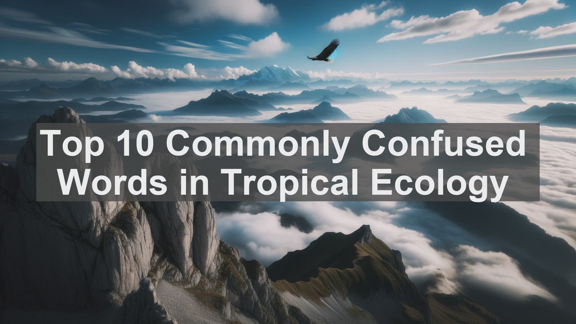 'Video thumbnail for Top 10 Commonly Confused Words in Tropical Ecology'