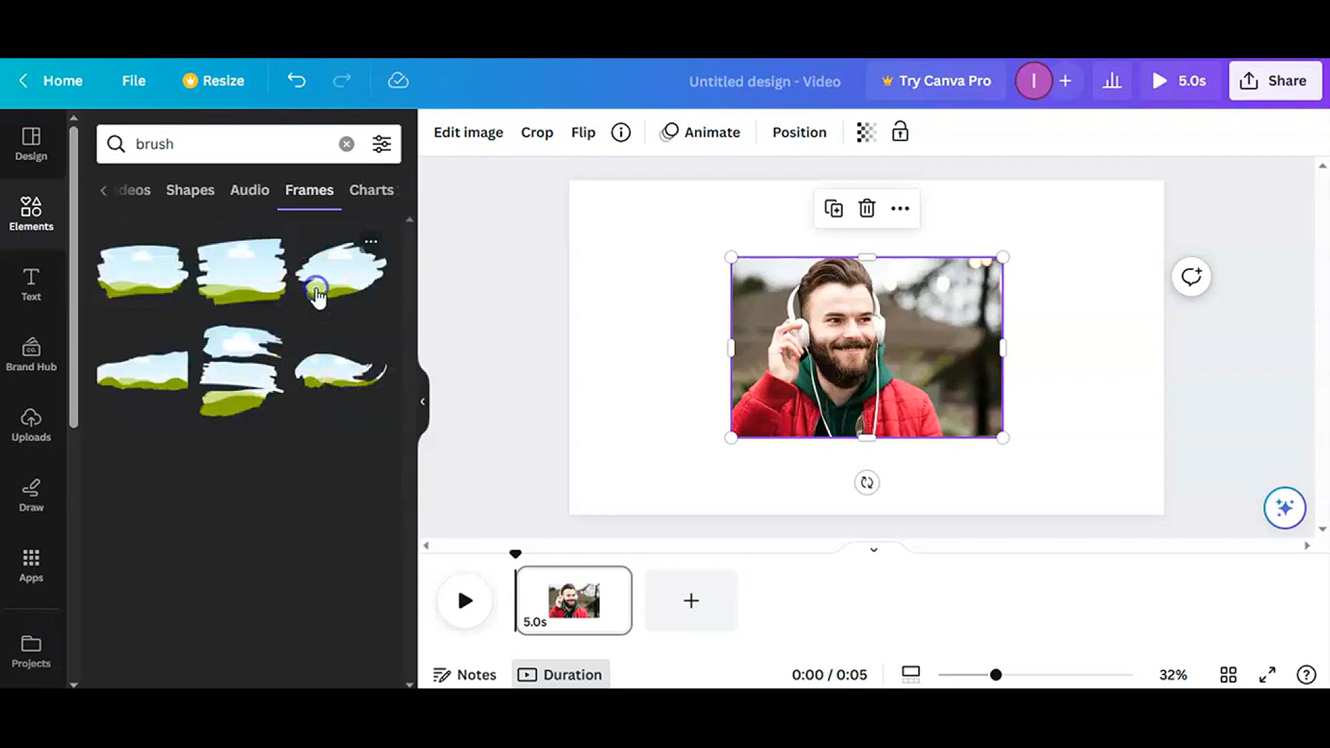 'Video thumbnail for Create Brush Stroke Effect in Canva'