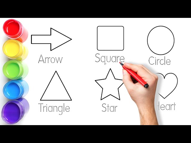 Video thumbnail for Learn 2D shapes | Shapes Name in English | बच्चों के लिए आकृतियों के नाम सीखें | Circle ⭕ Square ⬜