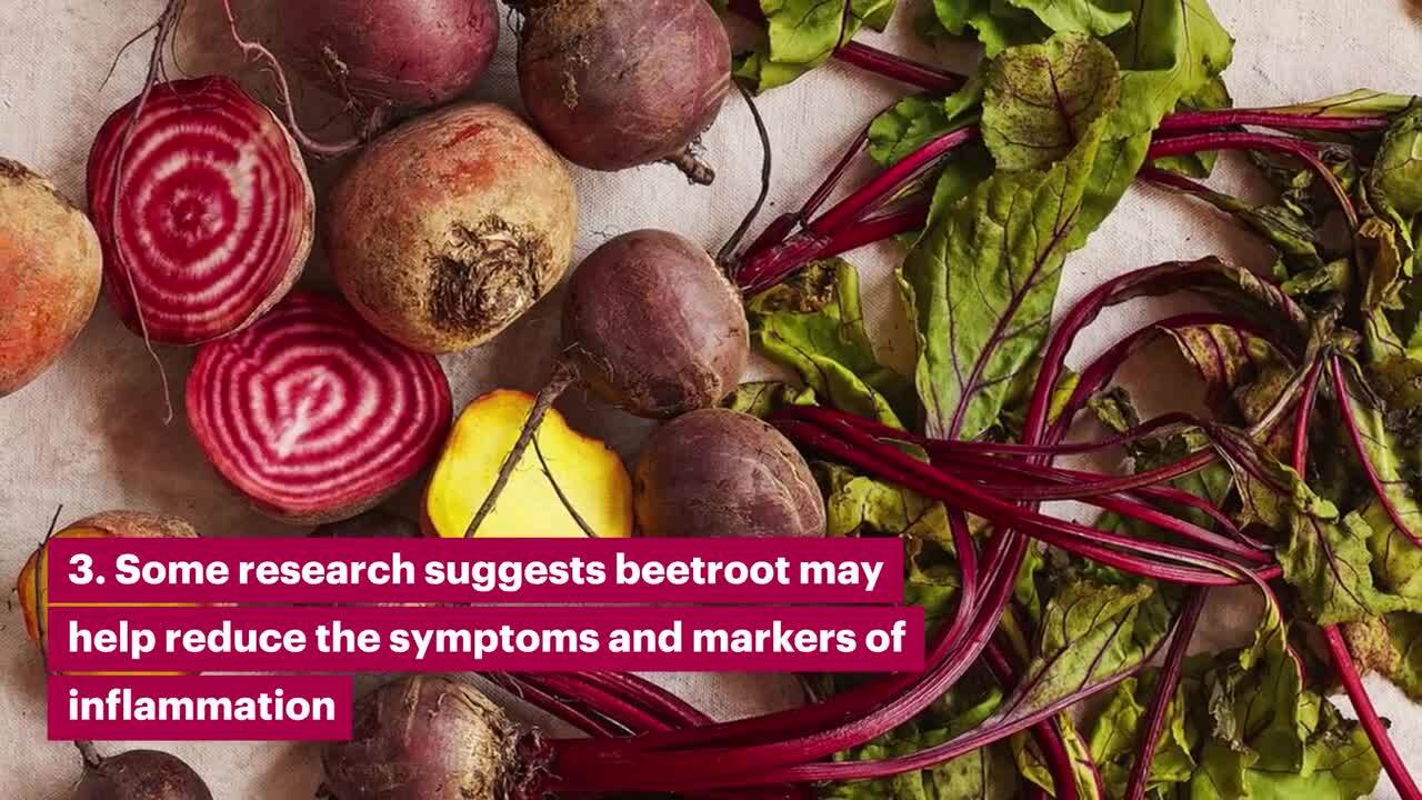 Video thumbnail for Health benefits of beetroot