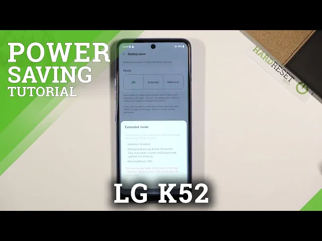 Video thumbnail for How to Activate Power Saving Mode in LG K52 – Extend Battery Life