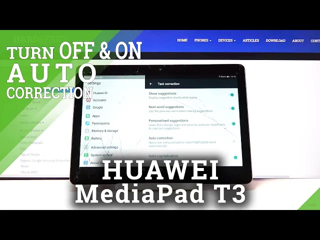 Video thumbnail for HUAWEI MediaPad T3 – Keyboard Features & Auto-Correction Option