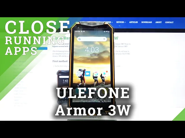 Video thumbnail for How to Turn Off All Running Apps in ULEFONE Armor 3W – Close Background Apps