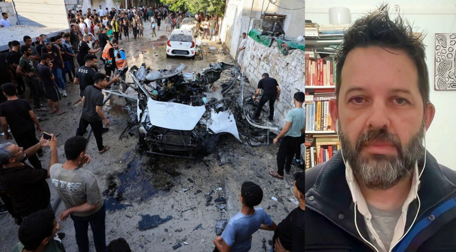 Video thumbnail for Gaza peace roadmap stalls as Israel's $19bn arms industry "booms": Antony Loewenstein