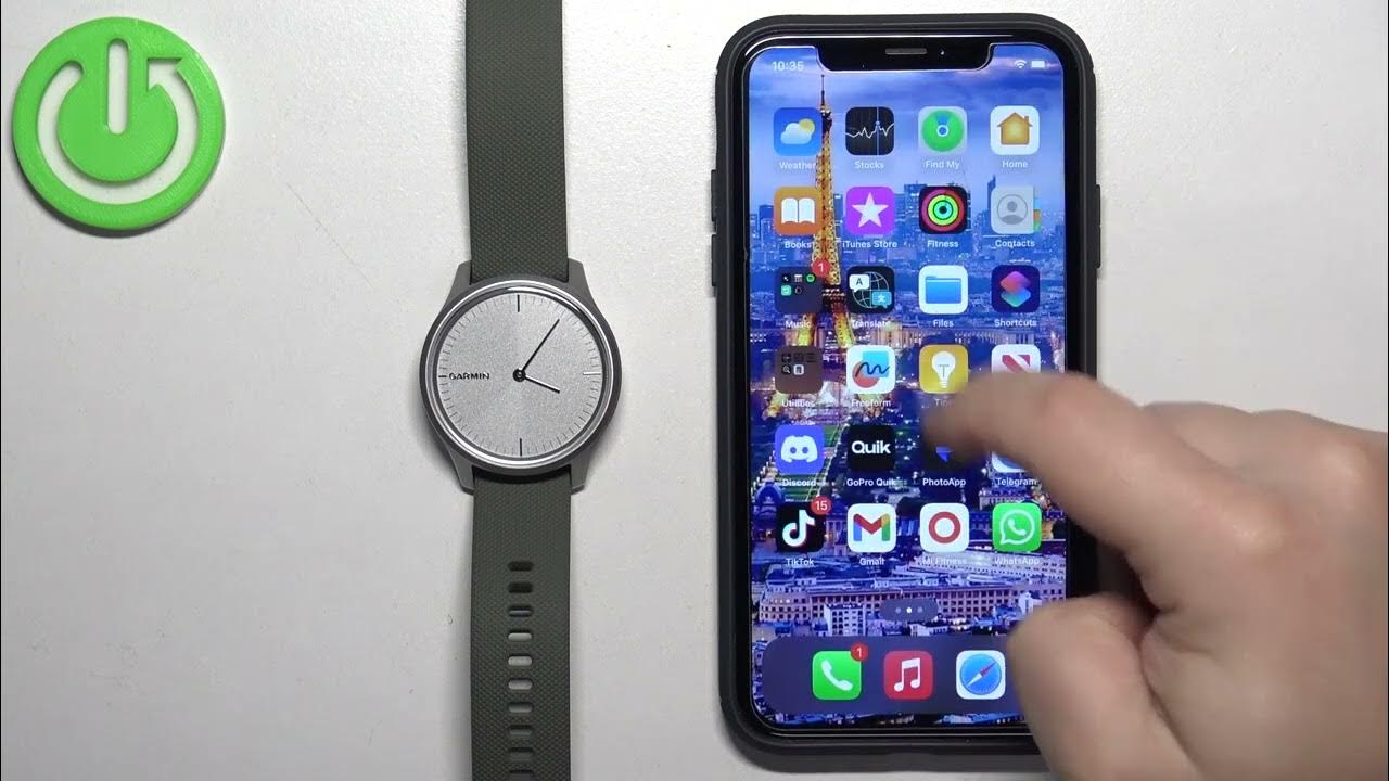 Video thumbnail for How to Enable iPhone Notifications on GARMIN Vivomove Style