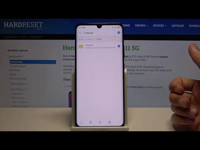 Video thumbnail for How to Change Files Location on ZTE Axon 11 – Transfer Files Easily