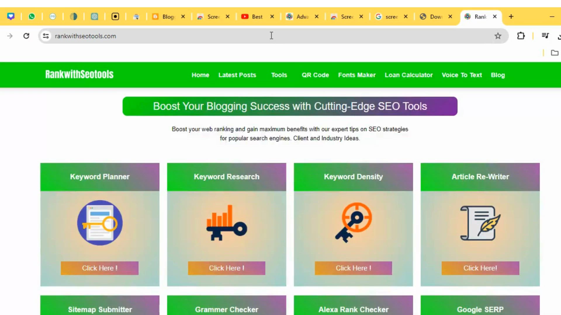 Video thumbnail for Advance Keyword Research Free Tool