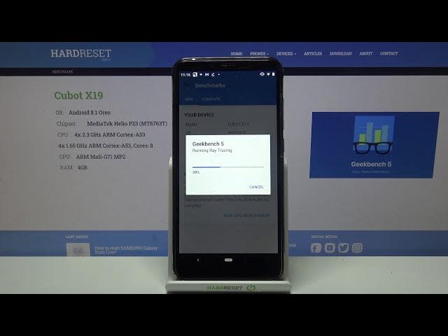 Video thumbnail for GEEKBENCH Benchmark on CUBOT X19 – Performance Test