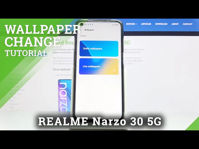 Video thumbnail for How to Change Wallpaper in REALME Narzo 30 5G – Personalize Display