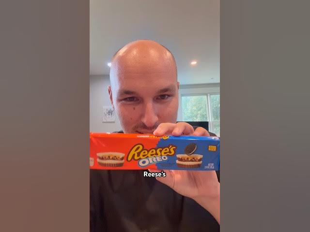 Video thumbnail for Enough delaying! It’s time to try the new Reese’s Oreo flavor. 🔥 #foodreview