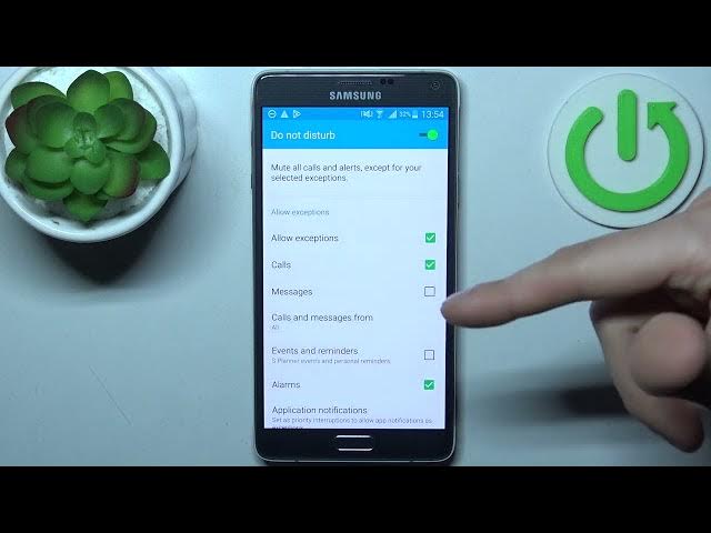 Video thumbnail for How to enable Do Not Disturb mode on SAMSUNG Galaxy Note 4 / DND mode on SAMSUNG Galaxy Note 4