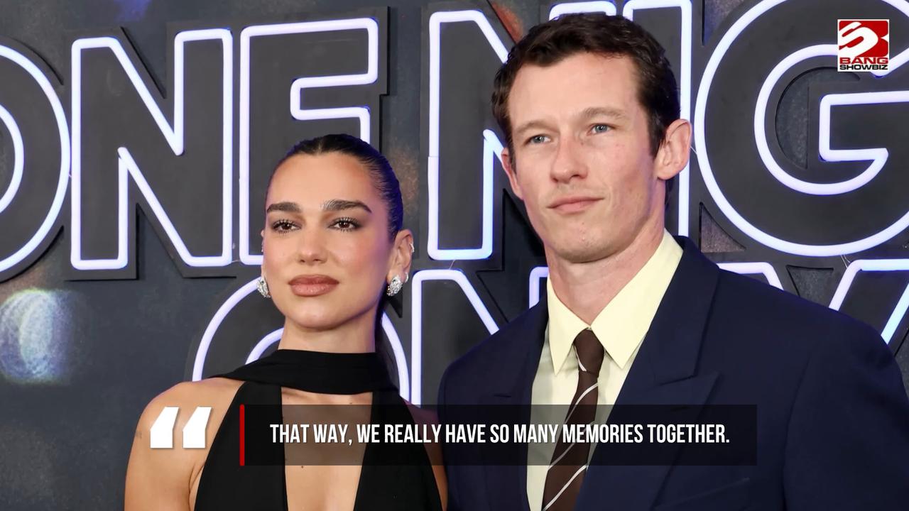 Video thumbnail for Dua Lipa and Callum Turner followed 2 pieces of advice on their wedding day: 'It was magical'