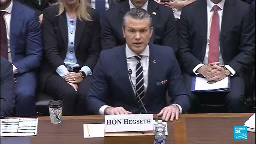 Video thumbnail for US: Hegseth under fire in Congress over Iran war as diplomacy stalls