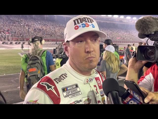 Video thumbnail for Kyle Busch Sarcastic About Wild Coca-Cola 600: “Ah it’s great, I bet the fans love it”