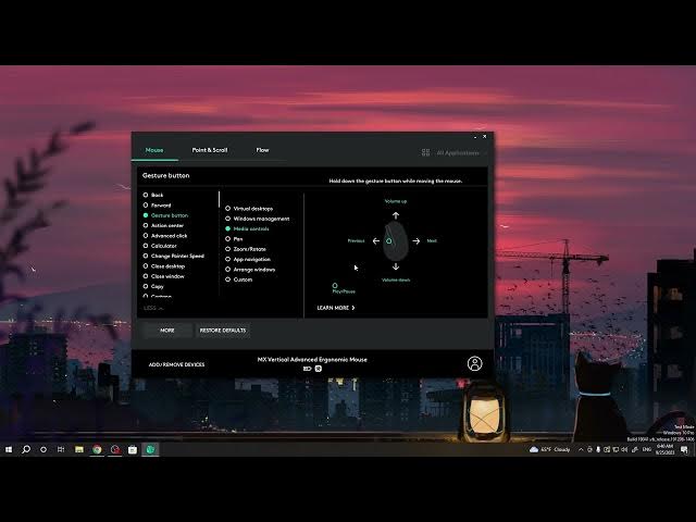 Video thumbnail for How To Use Gestures On Logtiech MX Vertical