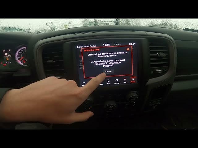 Video thumbnail for How to Pair Smartphone with System via Bluetooth in Dodge Ram 1500 II ( 2019 - now )