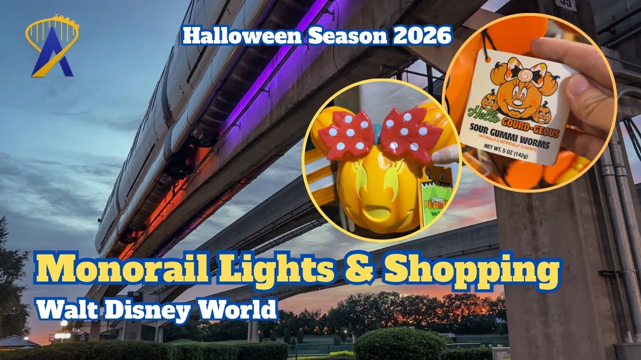 Video thumbnail for Halloween Lights on the Monorail and Seasonal Shopping at the Contemporary Resort