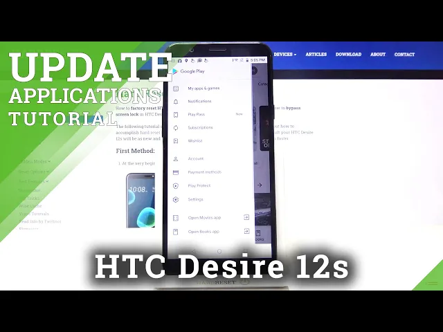 Video thumbnail for How to Update Apps in HTC Desire 12s – Find Newest Apps Versions